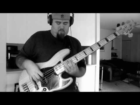 Haken - Portals (Matt Playing Bass)