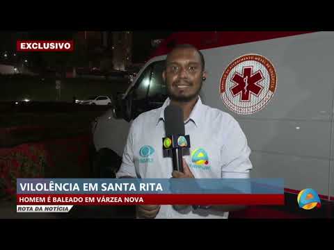 Rota da notícia - Homem é baleado no bairro de Várzea Nova