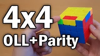קוביית רוביק 4x4: חיזוי זוגיות OLL ודילוגים OLL