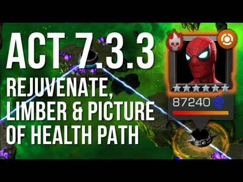 Act 7.3.3 vs Phoenix, Gambit, Odin, Red Skull, Annihilus, Nightcrawler, Stark Spiderman | MCOC