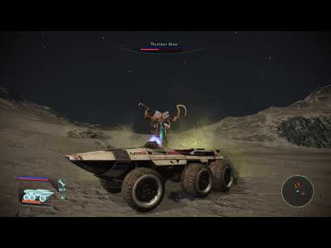 Mass Effect 1 Legendary Edition Defeating My First Thresher Maw