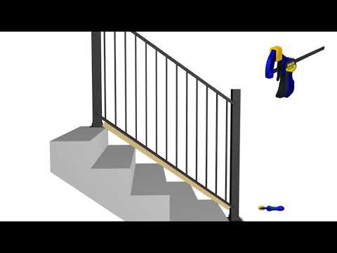 Harmony Aluminum Stair Railing Installation