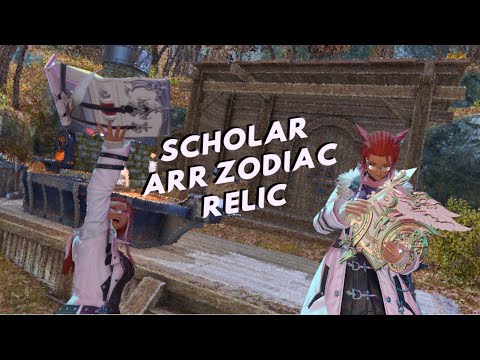 FFXIV: ARR Scholar Zodiac Weapon Showcase