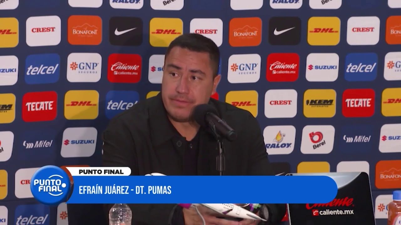 🐾💪 PUMAS 3-1 MAZATLÁN, Efraín JUÁREZ reflexiona sobre la mejoría de UNIVERSIDAD | Punto Final