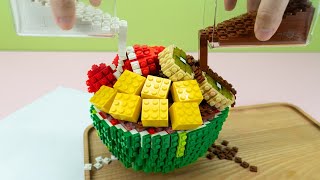 Lego Bingsu - Lego In Real Life 17 / Stop Motion Cooking & ASMR