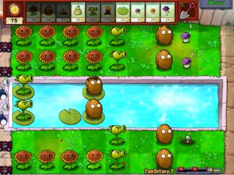 Plants vs Zombies Zombotany 2 (how to beat it with 8 seed slots & without using upgrade plants)