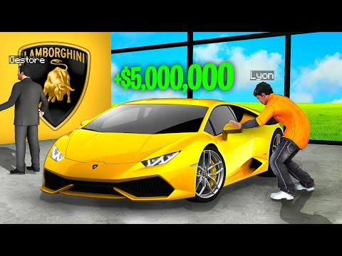 RUBO TUTTE LE LAMBORGHINI DAL CONCESSIONARIO SU GTA5!!