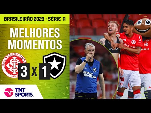 BOTAFOGO TERMINA O BRASILEIRÃO FORA DO G-4! INTERNACIONAL 3 X 1 BOTAFOGO