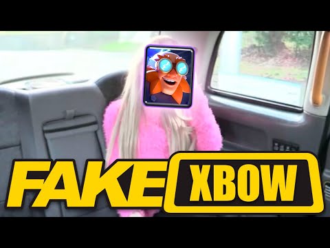 TROLLING ON TOP LADDER WITH A FAKE X-BOW DECK 🤣 - Clash Royale