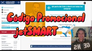 Como ingresar un codigo Promocional en jetSMART