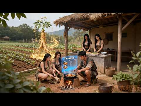 窮小夥災荒年重生，開局就有絕美嫂子求庇護！豈料他挖掘神農系統狂撩嫂子芳心解鎖糧食，頓頓大魚大肉帶領全村致富，五個嫂子每晚爭著給他暖被窩生娃！ #災荒年神農