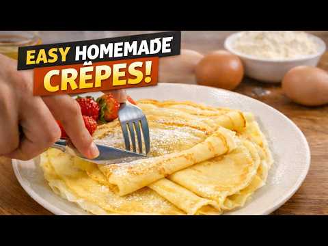 Learn How To Make Crepes | Easy French Crepes Recipe