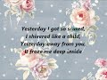 The Cure - In Between Days (Lyrics)
