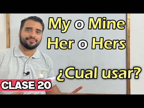 POSSESSIVE PRONOUNS - PRONOMBRES POSESIVOS en INGLES