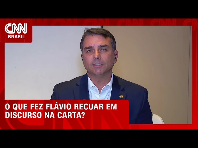 Flávio recua em carta e se diz "líder do Brasil" | CNN PRIME TIME