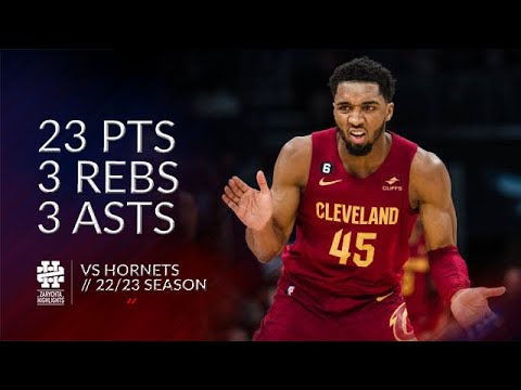 Donovan Mitchell 23 pts 3 rebs 3 asts vs Hornets 22/23 season