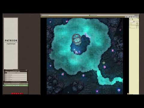 Dark Forest battlemap, animated maps, Foundry VTT, Fantasy Grounds - 7 variants! D&D or Pathfinder