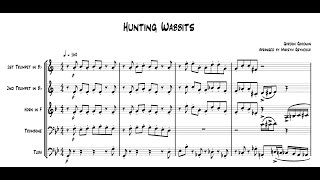 &#39;Hunting Wabbits&#39; for Brass Quintet