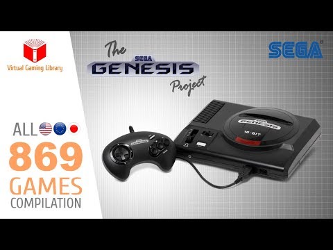 The SEGA Genesis/Mega Drive Project - All 869 Games - Every Game (US/EU/JP/BR)