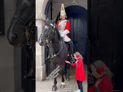 A Touch of Kindness: When the King's Guard Met a Special Little Girl" #Shorts