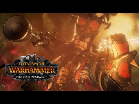Drazhoath the Ashen Defends the Black Fortress - Total War: Warhammer 3 Forge of the Chaos Dwarfs