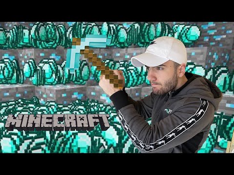 SCAVO PER 30 MINUTI, QUANTI DIAMANTI RIUSCIRO' A TROVARE?? - MINECRAFT
