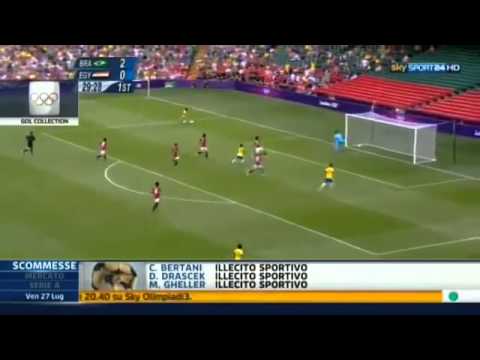 Brazil 3-2 Egypt.. Olympics Games 2012.. 26/7/12