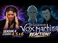 THE LEGEND OF VOX MACHINA SEASON 4 EPISODES 4, 5, & 6 REACTION - WHAT A DEVASTATING LOSS!!