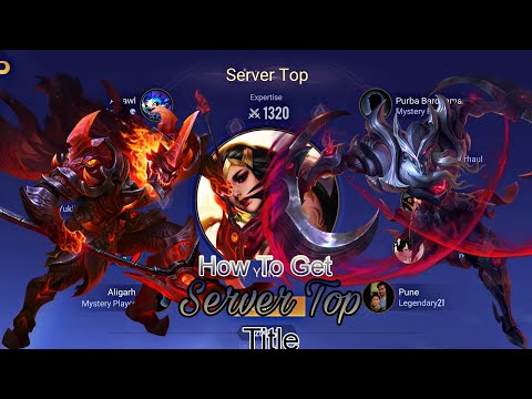 How To Get A Server Top Or Region Top Title | Arena Of Valor | Rov | CoT | moba