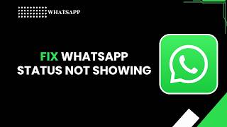 How to Fix WhatsApp Status Not Showing