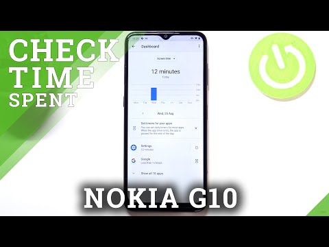 How to Check Total Screen Time on NOKIA G10 – Display Settings