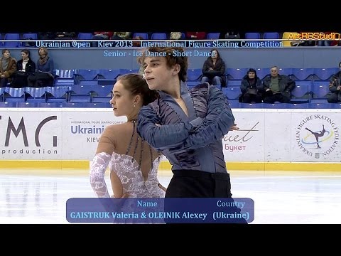 UO2013 GAISTRUK Valeria & OLEINIK Alexey (UKR) Senior Ice Dance SD (ГАЙСТРУК Валерия,OЛЕЙНИК Алексей
