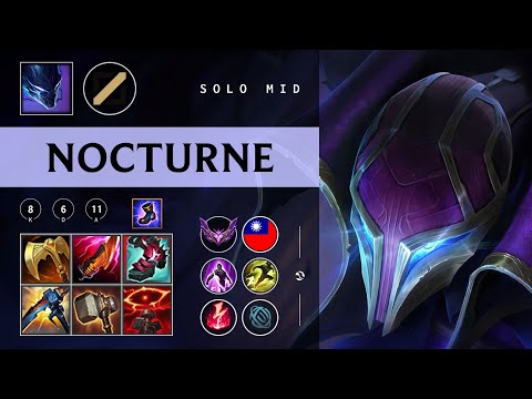 Nocturne Mid vs Twisted Fate - TW Master Patch 26.02