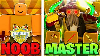 I Went From NOOB to GRANDMASTER in Dungeon Quest Reborn!