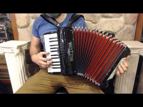 BELTSTUII2660BK - Black Beltuna Studio II Piano Accordion MM 26 60 $3499