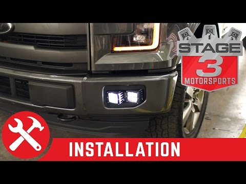 2015-2017 F-150 Rigid Industries Dual D-Series Fog Light Bucket Mounts Install