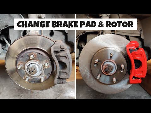 How to Change Brake Pads and Brake Disc | A complete Guide | Hyundai Tiburon V6