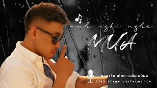 Anh ngồi nghe mưa