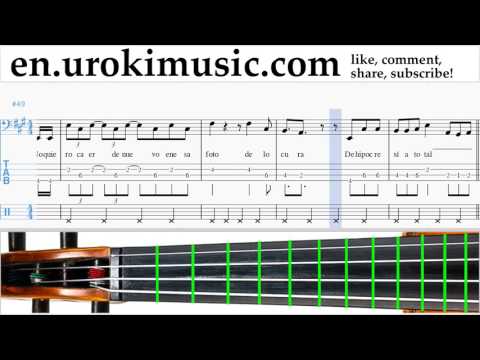 Cello lessons Prince Royce & Shakira - Deja Vu Sheet Music Tutorial Part#2 um-hli352