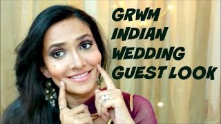 Image for video on GRWM : Indian Wedding Guest Look | Sangeet ,Mehendi & Cocktail Look by Bakeup & Makeup
