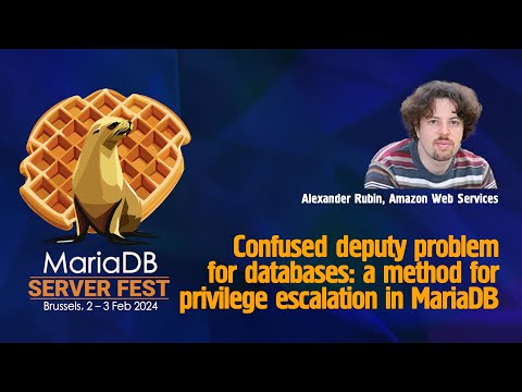 Confused deputy problem for databases: a method ofr privilege escalation in MariaDB