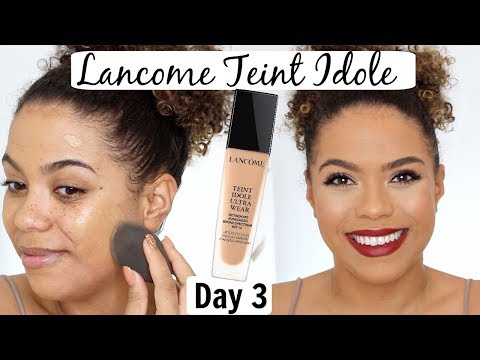 Lancome Teint Idole Foundation Review/Wear Test | 12 DAYS OF FOUNDATION DAY 3 Video