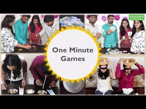 8 One Minute Games | Indoor Games for kids and adults |  birthday  party games | Kitty Party Games