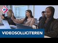 Studenten mboRijnland krijgen les in videosolliciteren