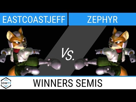 LSSD 76 - EastCoastJeff (Fox) vs. PGG | Zephyr (Fox) - SSBM Winners Semis - Smash Melee