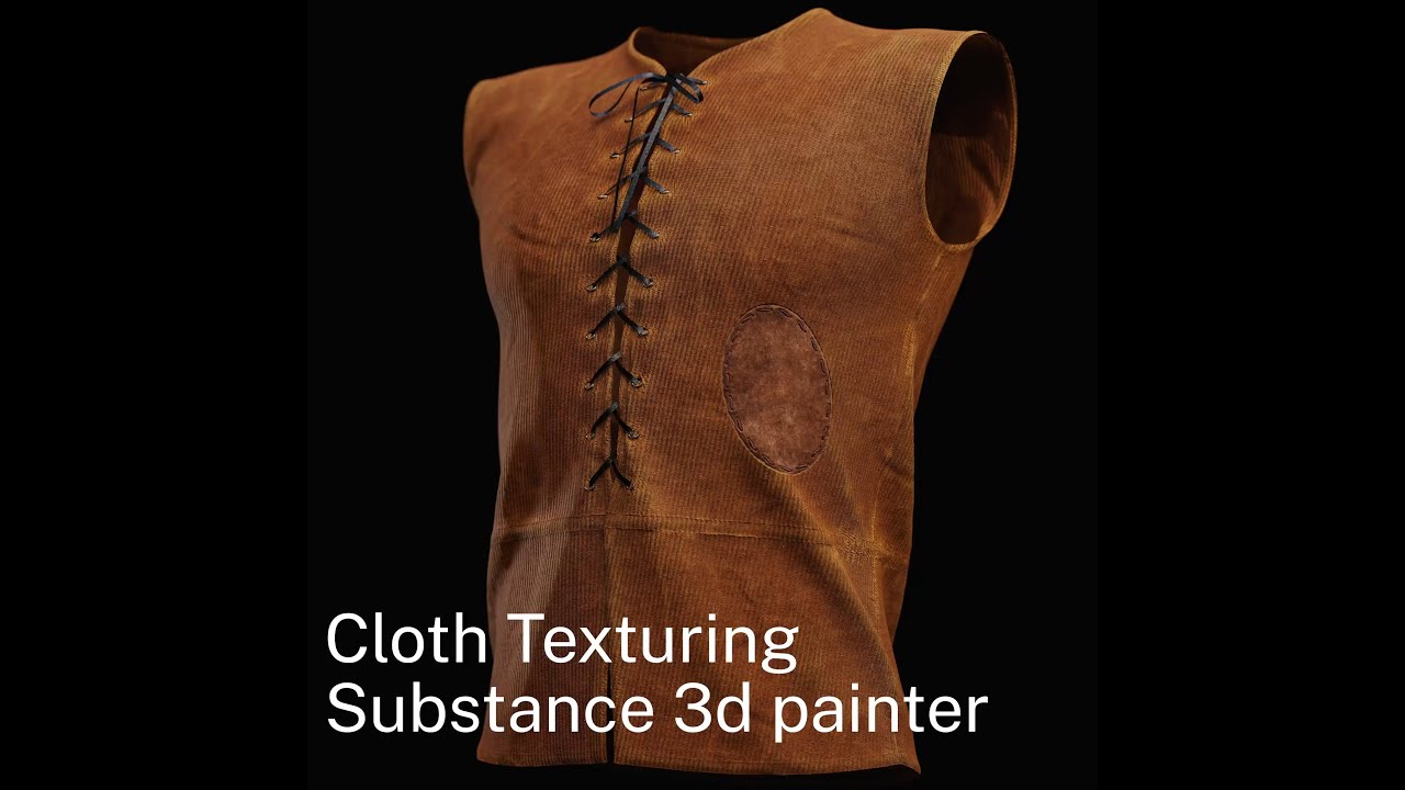 Create Stunning Post-Apocalyptic Vest Textures in Substance Designer | Digital Fashion #digitalart