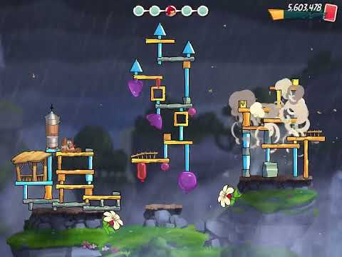 Angry Birds 2: boss level 686 (Cobalt Plateaus/ Hamberg)