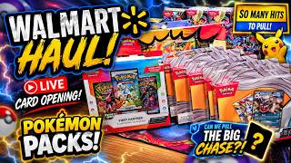 MASSIVE Walmart Pokémon Haul LIVE! Opening EVERY Box We Found! 🔥