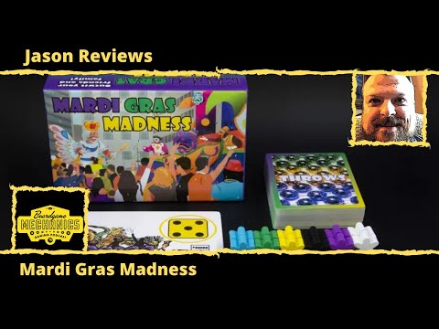 Jason's Board Game Diagnostics of Mardi Gras Madness
