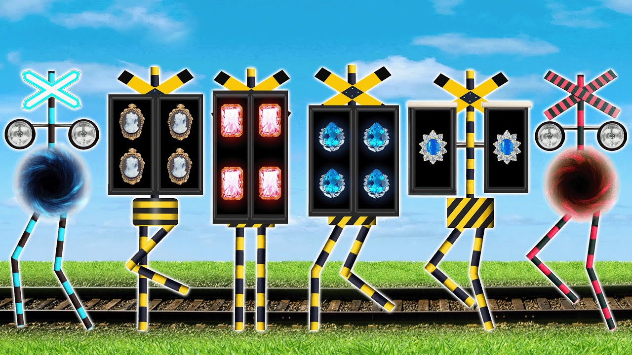 【 踏切アニメ 】鉄製の看板「ドアが開いています。閉まっています。」 Fumikiri Railroad Crossings Meme